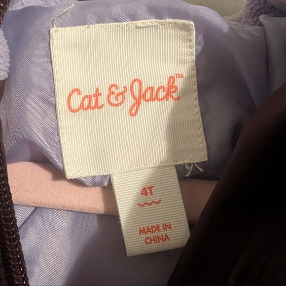 Cat & Jack Winter Puffer Coat 4t - Picture 3 of 3